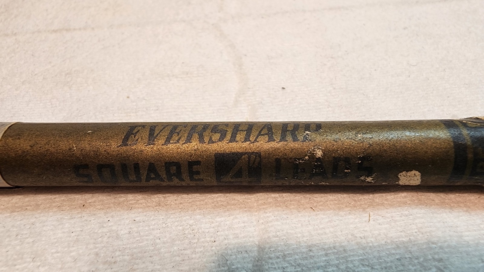 Vintage Eversharp lead tube, 4 inch square, great older collectible