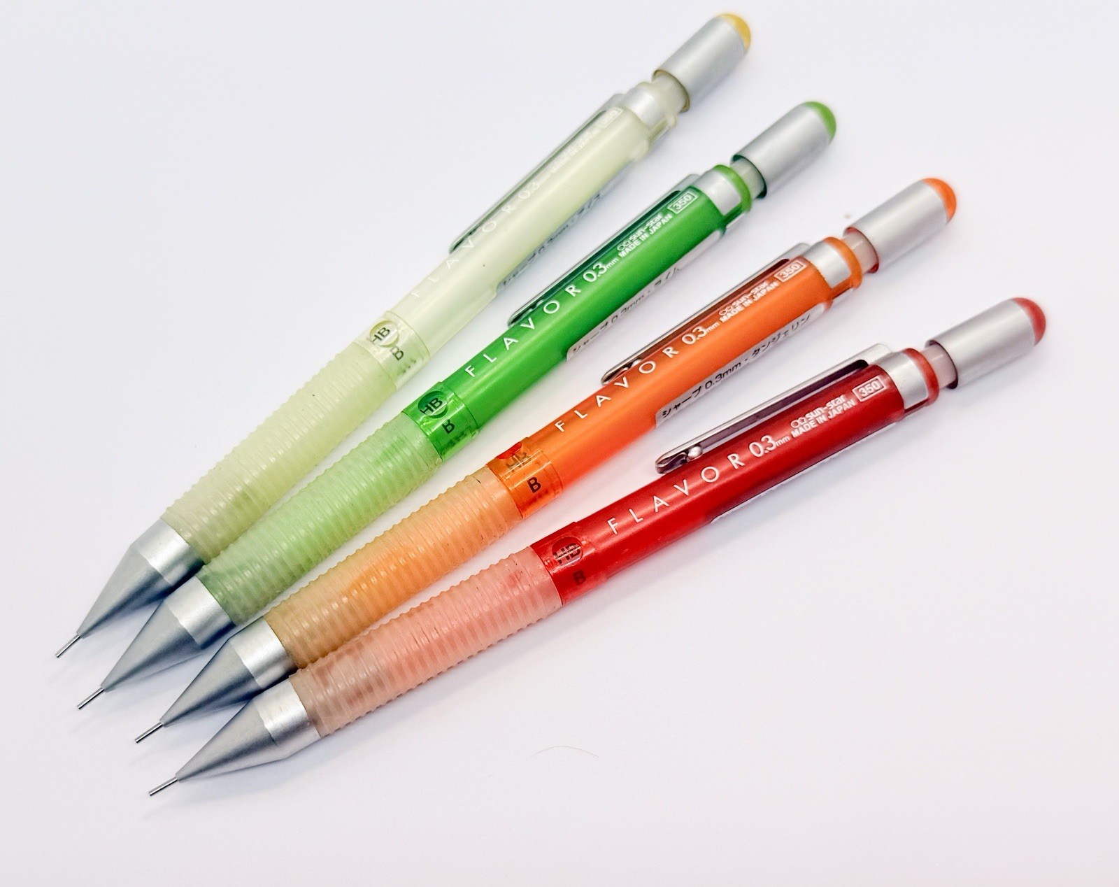 Not Used Old Stock Sun Star 4pcs Drafting Mechanical Pencil 0.3mm Working