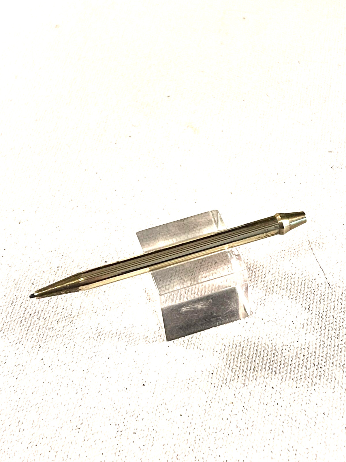 Vintage 3″ MIdget twist Gold Pencil “Made in Japan” 1.1 m lead Excellent Case