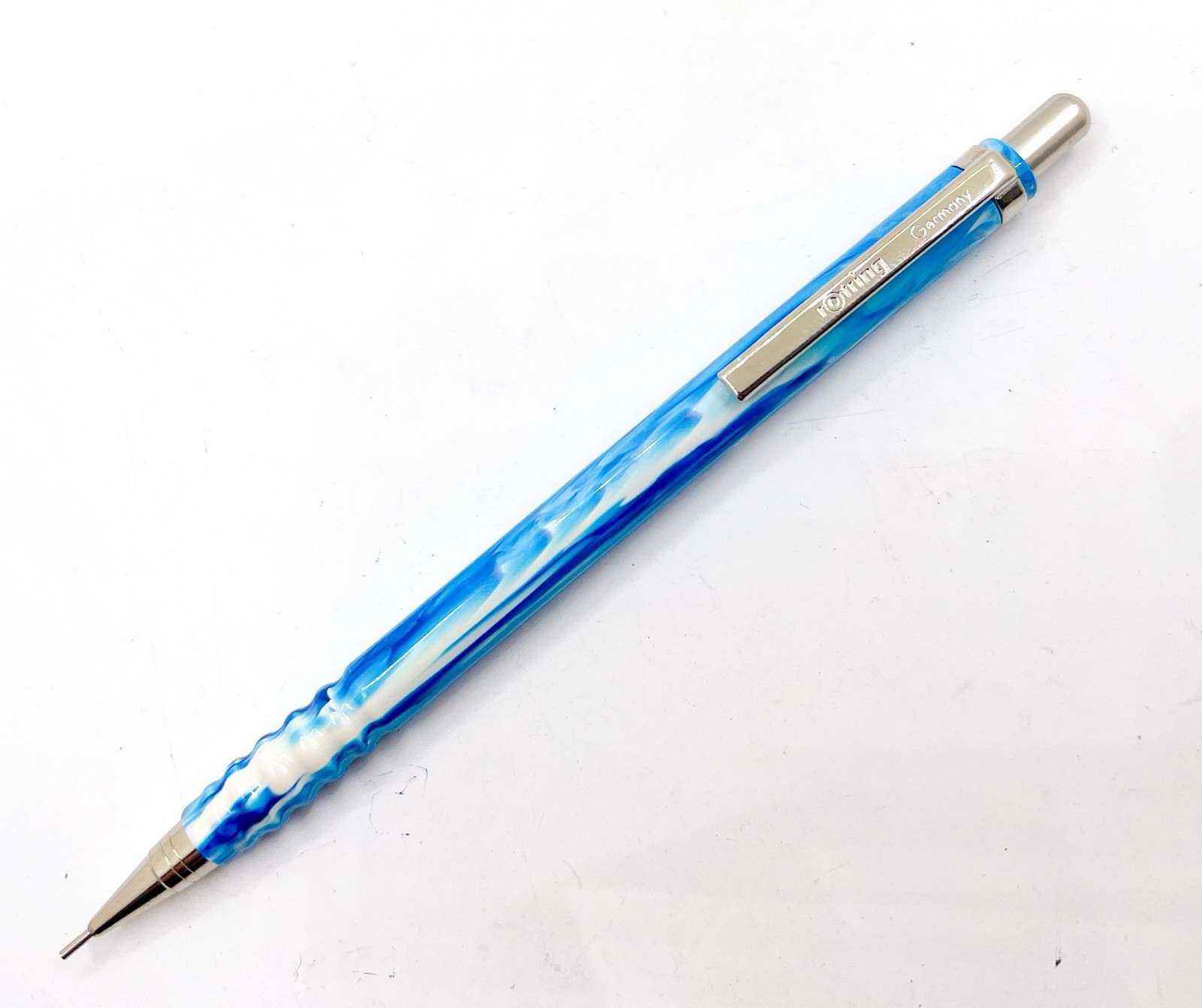 NOS rotring tikky special Mechanical Pencil marble Blue 0.7mm 0.7 Functional