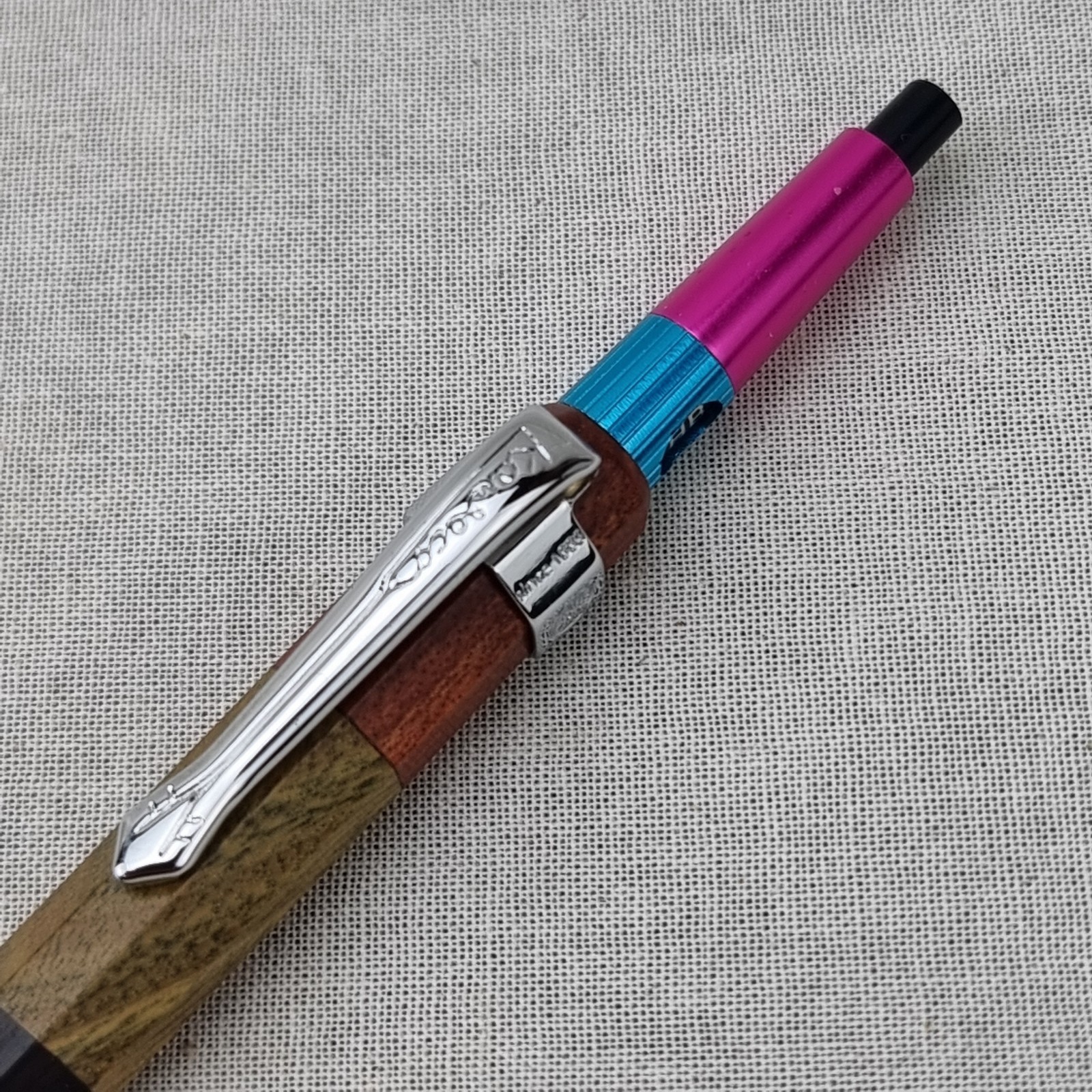 Hand Crafted Pentel PG5 Mechanical Pencil with Octagonal Wood Barrel