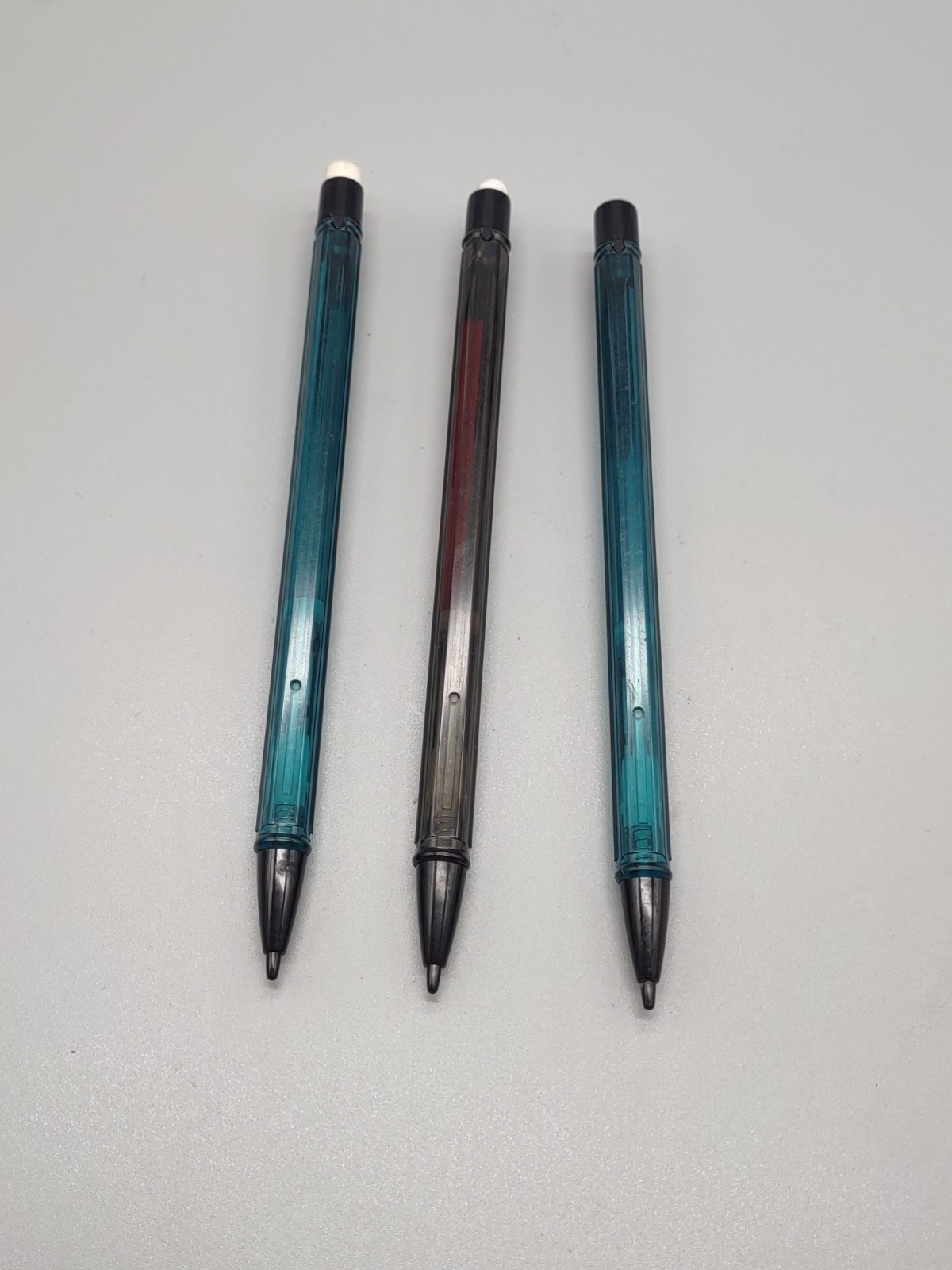 Sanford Clickster Mechanical Pencil. 0.5mm. Transparent Green & Black. 3 Qty.