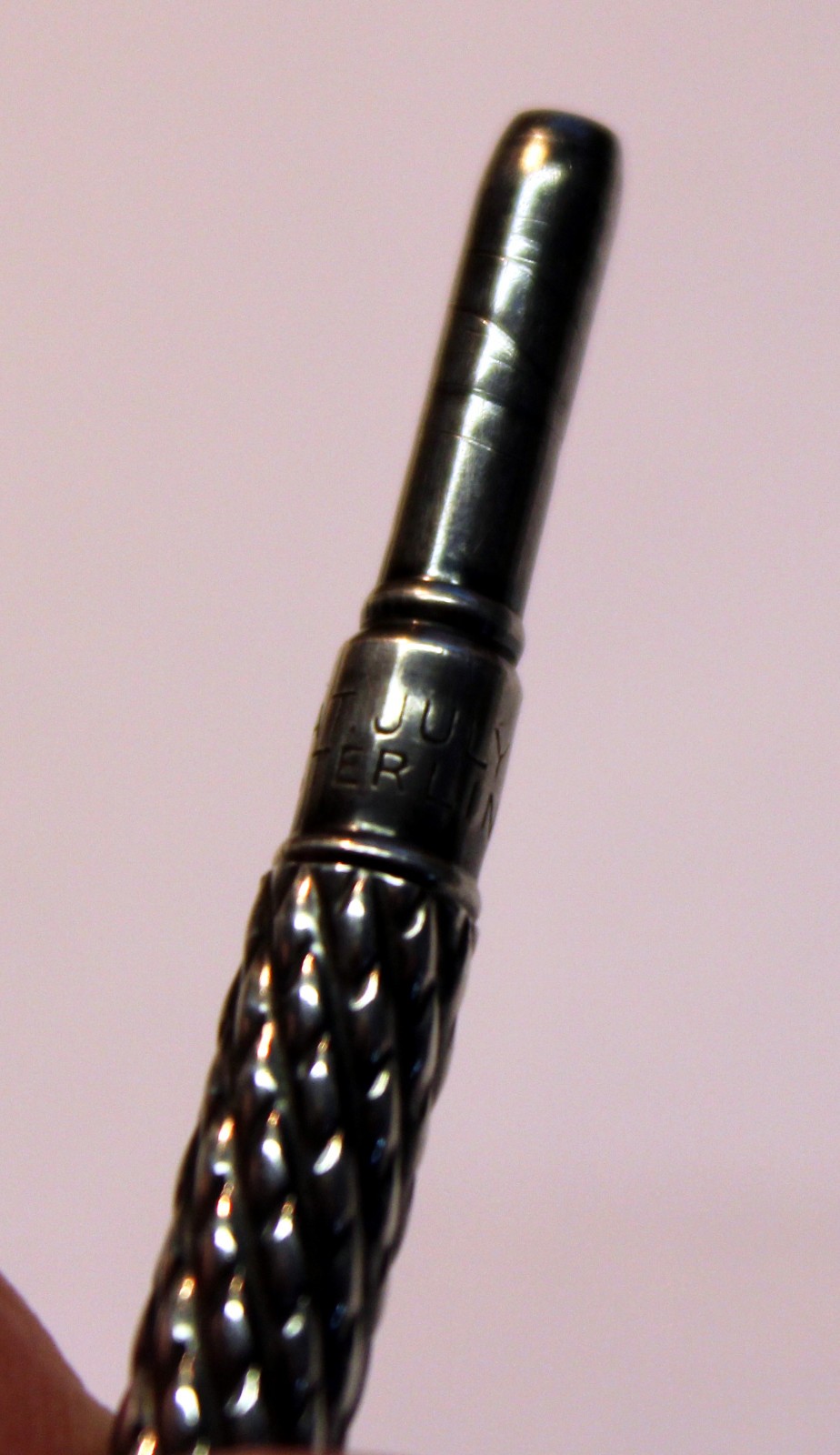 1899 Sterling Silver Eagle Mechanical Pencil with working twist mechanism