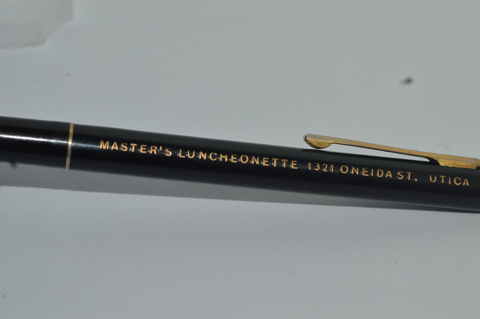 Master’s Luncheonette Mechanical Pencil Promo Metal Plastic Circa 1960’s Antique