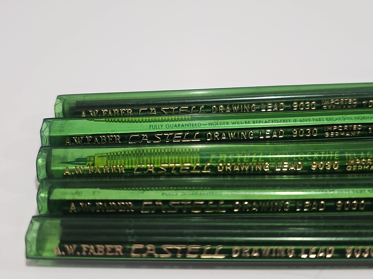 Lot Of A.W. Faber Castell Refill Leads Germany 2H , H REFILL leads Vintage