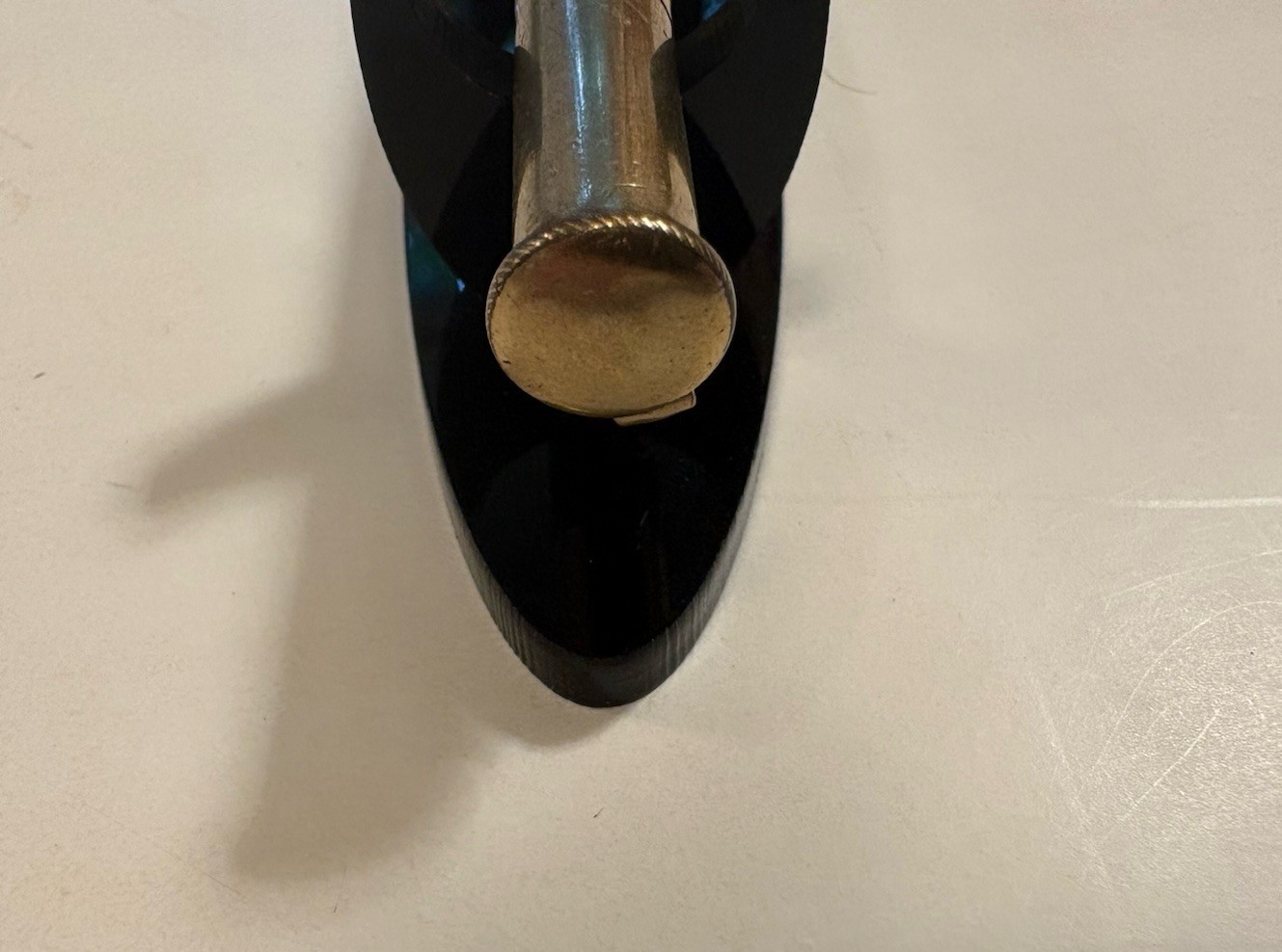 Moore Vintage Black And Pearl Mechanical Pencil Gold-Filled Working