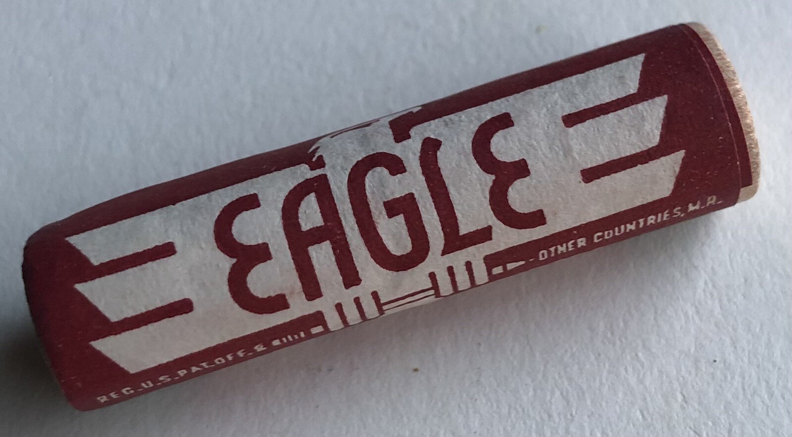 Vintage EAGLE Pencil Co. Mechanical Lead HB Black 1.18mm NOS 18pk Wood Tube USA
