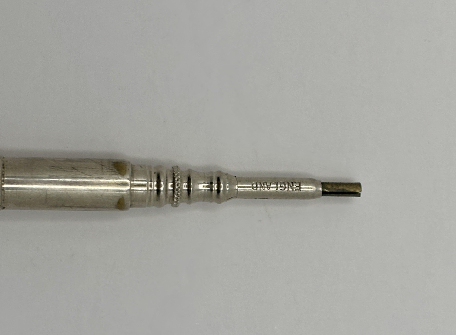 Vintage Propelling Lead Pencil V.S. Lead England 1920’s Etched Wearable Pencil