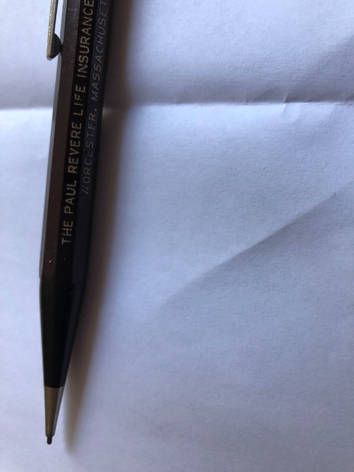 Vintage Autopoint Mechanical Pencil Paul Revere Life Insurance Co