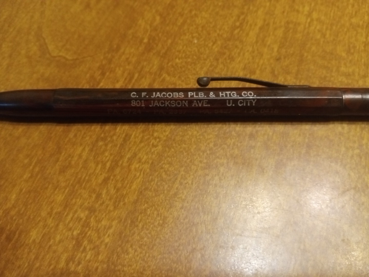 Vintage Redipoint Mechanical Pencil Advertisement USA Works Great Nice Very Rare