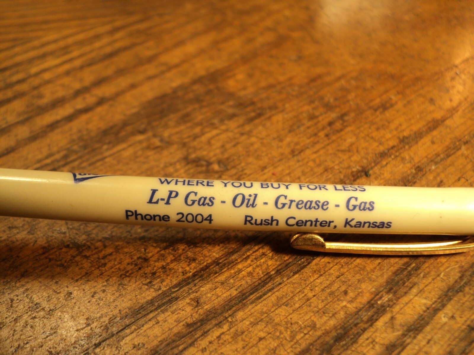 Vintage Sayles Wilson Mechanical Pencil Renz Oil Co Rush Center Kansas