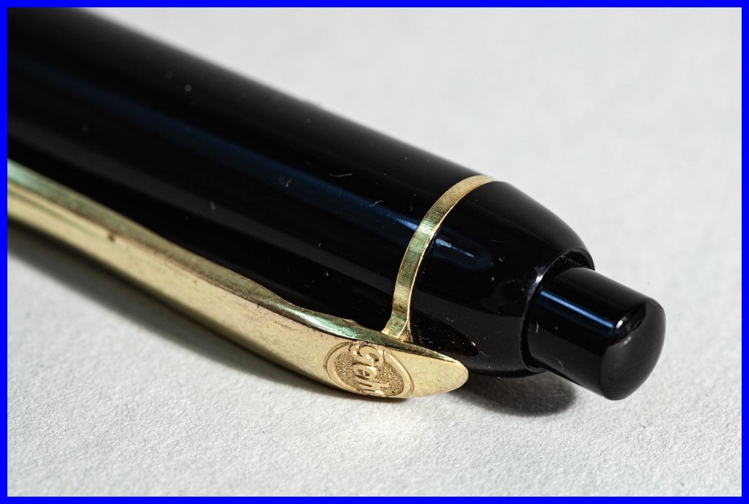 1960s GEHA N° 833 Pencil in Black & Gold for 1.18mm Leads