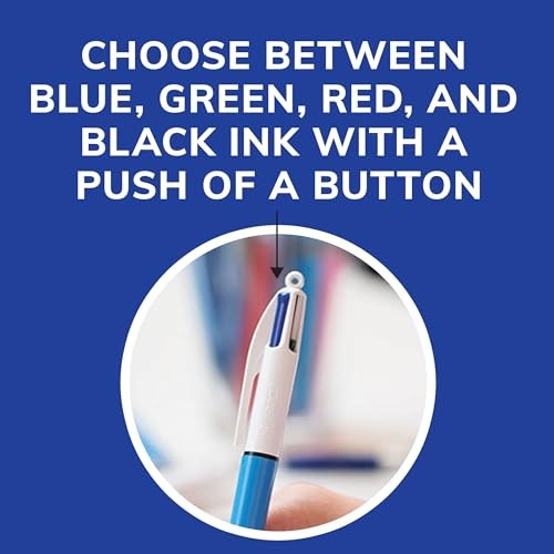 4-Color Retractable Ballpoint 3 Count (Pack of 1) Assorted – Original Original