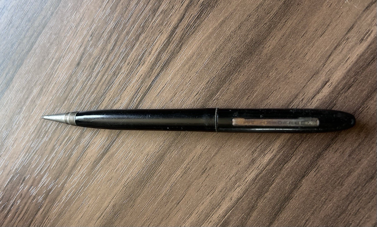 Vintage Ritepoint Mechanical Pencil Black 5″ USA – Working – For Parts / Repair