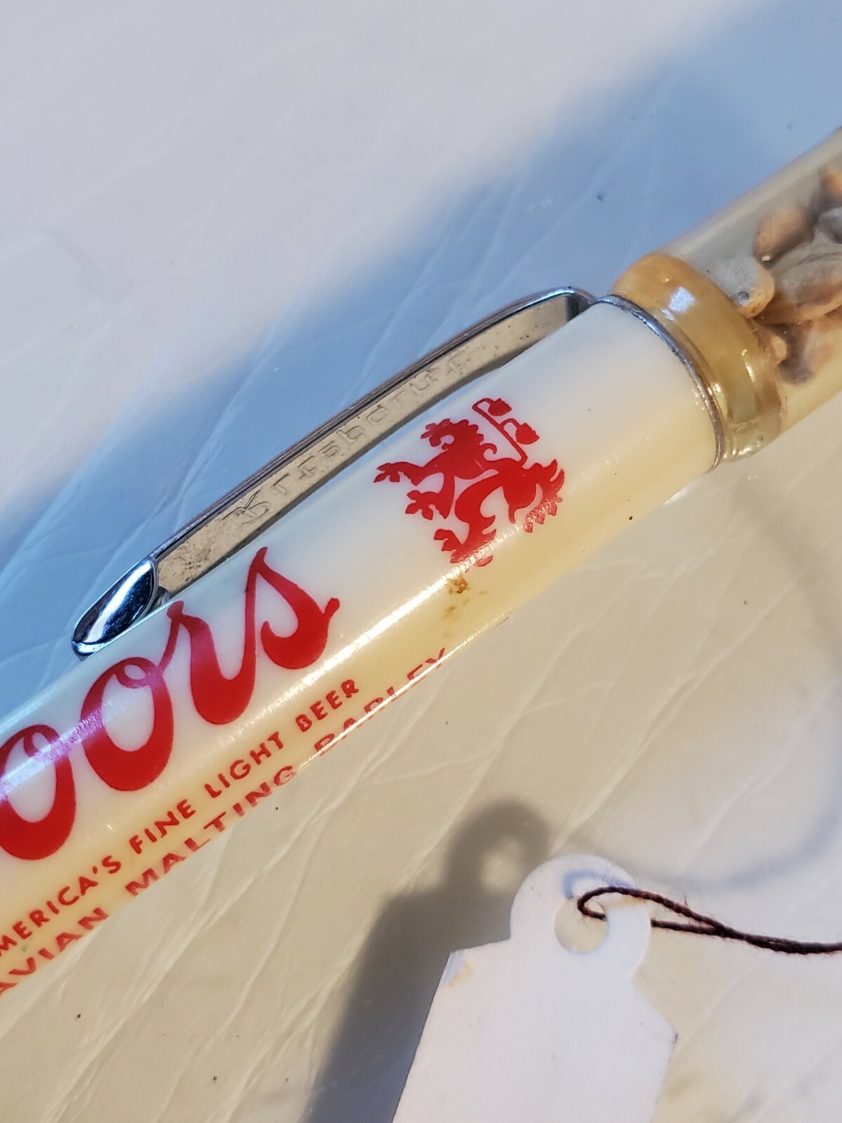 Vintage Ritepoint Mechanical Pencil 5-11/16″ COORS WITH BARLEY SEED
