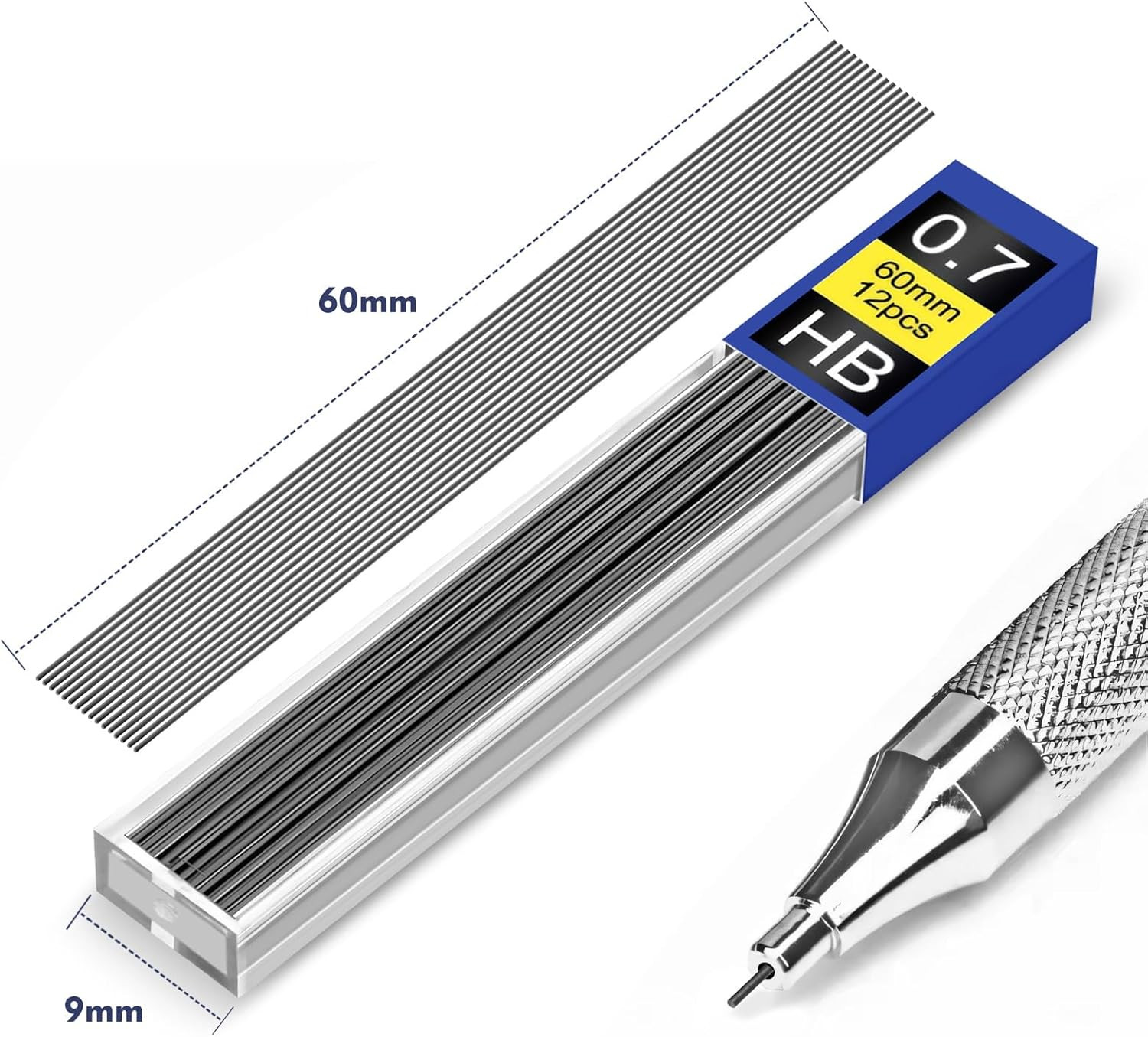 Lead Refills, 840 Pieces [0.7 Mm HB] Break Resistant Mechanical Pencil Refills,