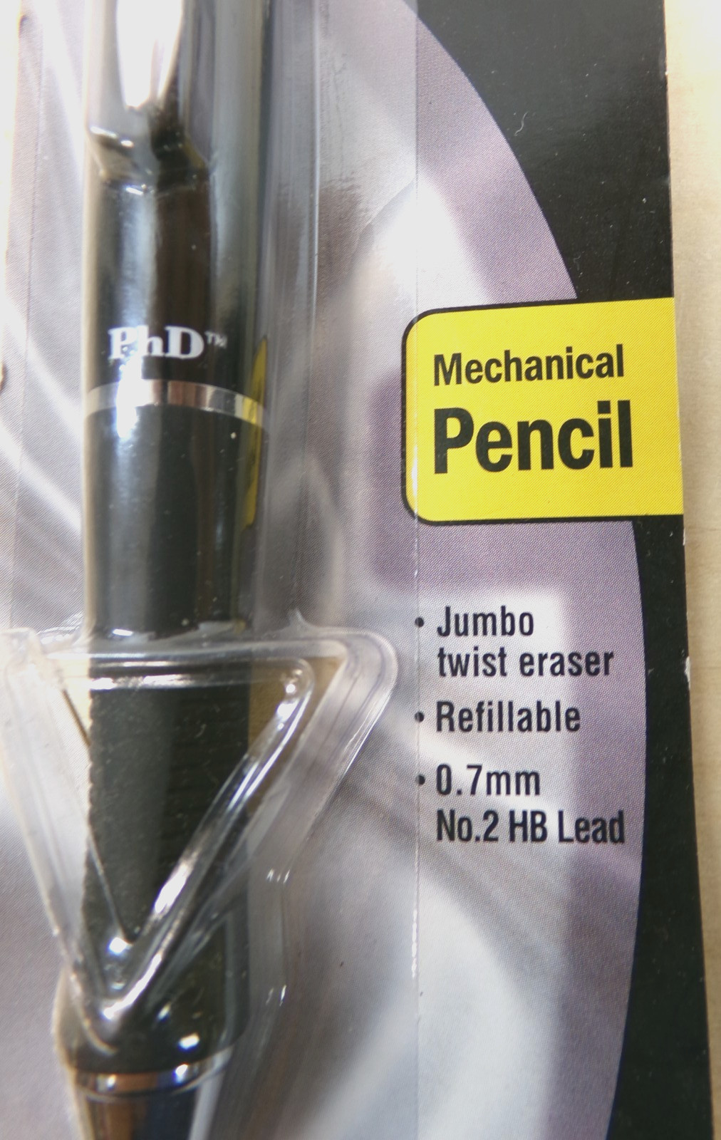 Sanford PhD Ergonomic Triangular Grip Mechanical Pencil 0.7mm No 2 HB Lead NOS