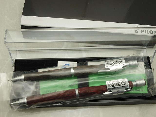 Pilot Drafting Mechanical pencil “S20” Deep Red 0.3mm/Dark Brown 0.5mm /Set of 2