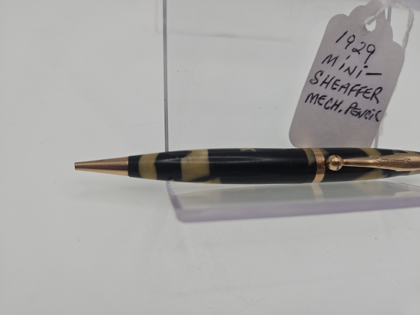 Sheaffer Lifetime Pearl & Black w/Gold Trim 1.1mm Mechanical Pencil – 1920”s