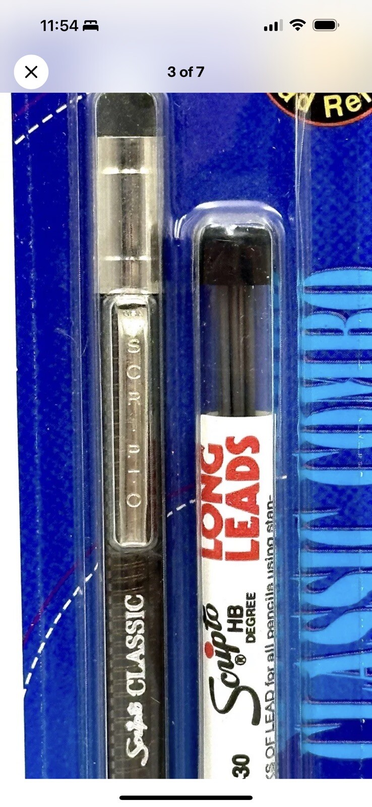 VTG 1993 Scripto Classic Combo Twist Mechanical Pencil 1.1 02319 W/Refill Black