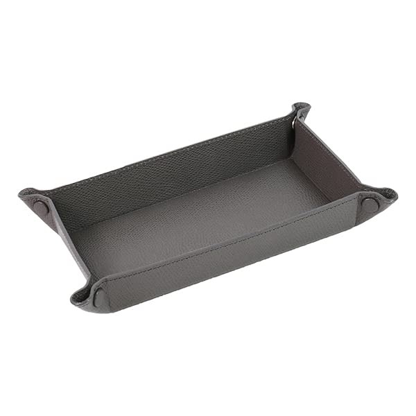 Itoya Color Chart: Genuine Leather Valet Tray 84 Anchor Gray Japan