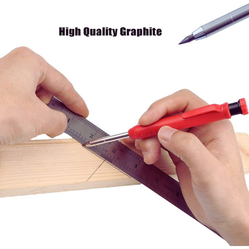 36 Pcs 2.8mm Pencil Lead Refills for Carpenter 1 Count (Pack of 36), Black