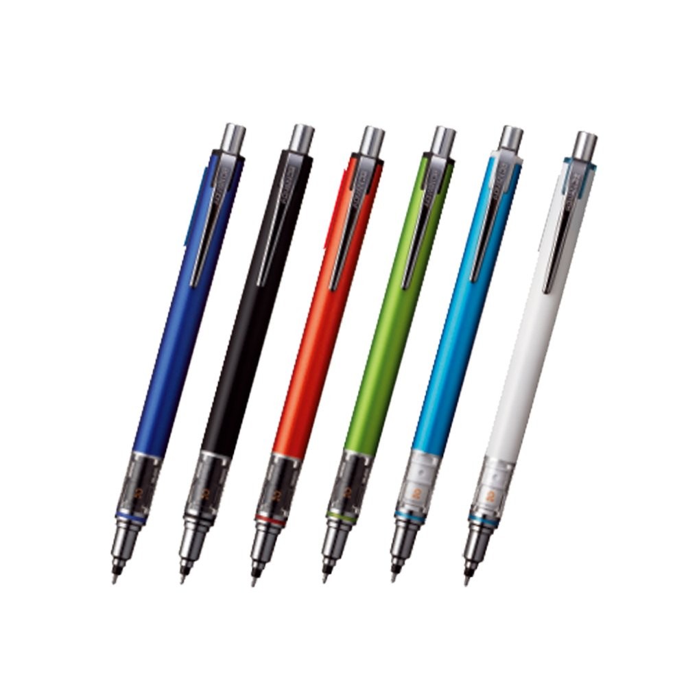 Uni Mechanical Pencil Kurutoga Advance 0.5mm 6-Pencil Bundle Set, Navy M55591…