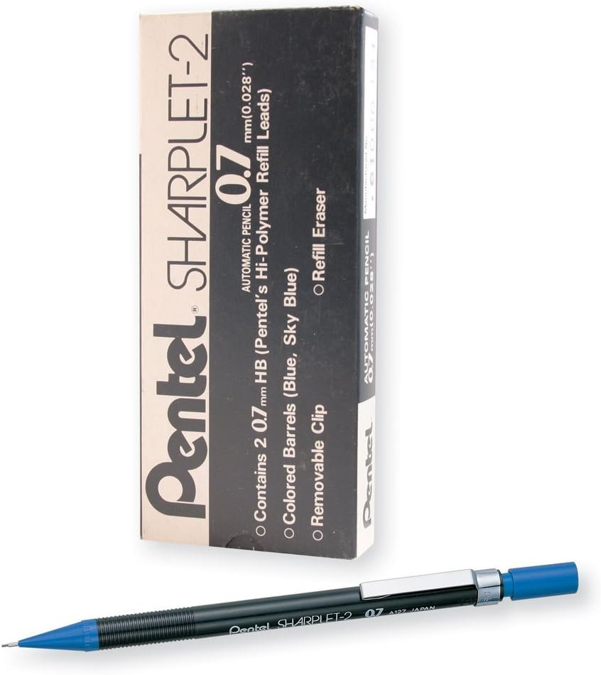 Sharplet-2, Automatic Pencil, (0.7Mm) Lead Size, Blue Barrel, Box of 12 (A127C)