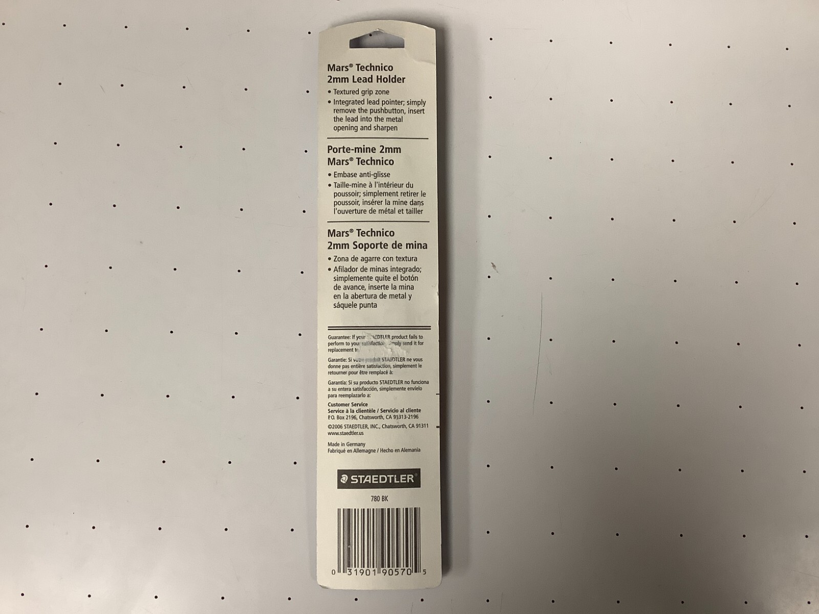 4 X Staedtler MARS Technico 2mm Lead Holder 780 BK New in Package – Germany