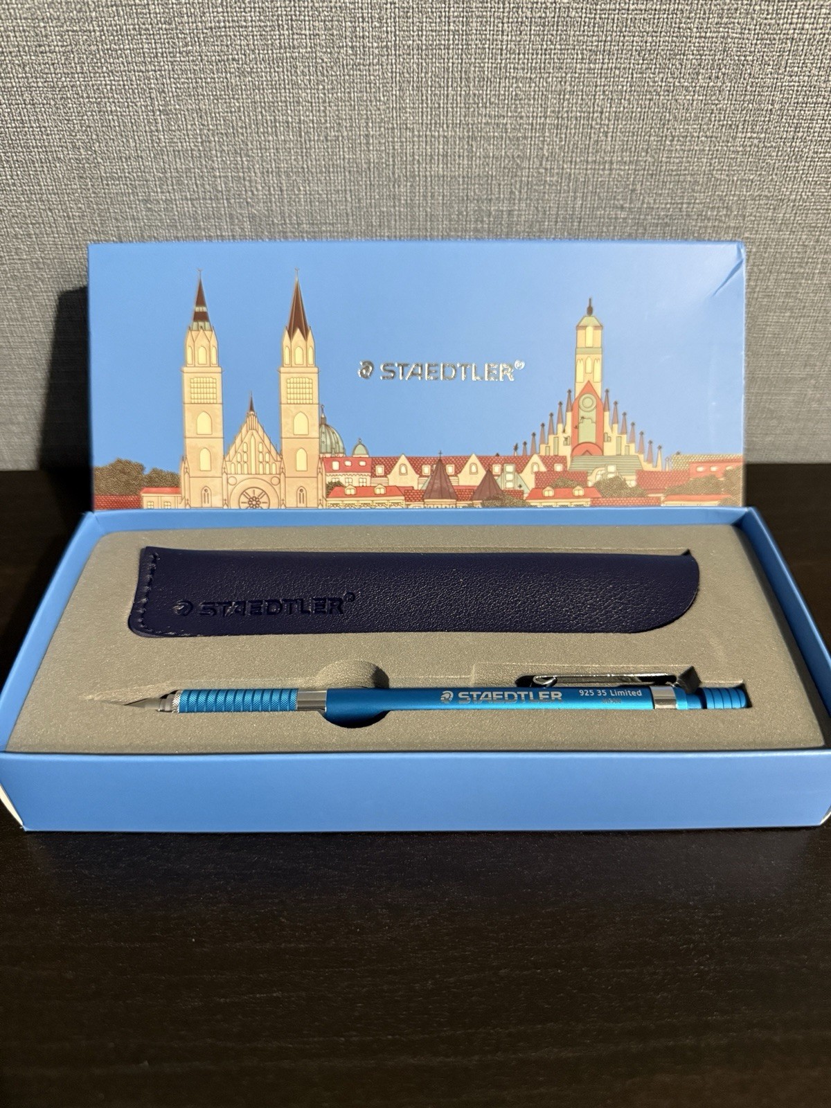 STAEDTLER Drafting Mechanical Pencil 925-35 China Limited Edition Color Sky Blue