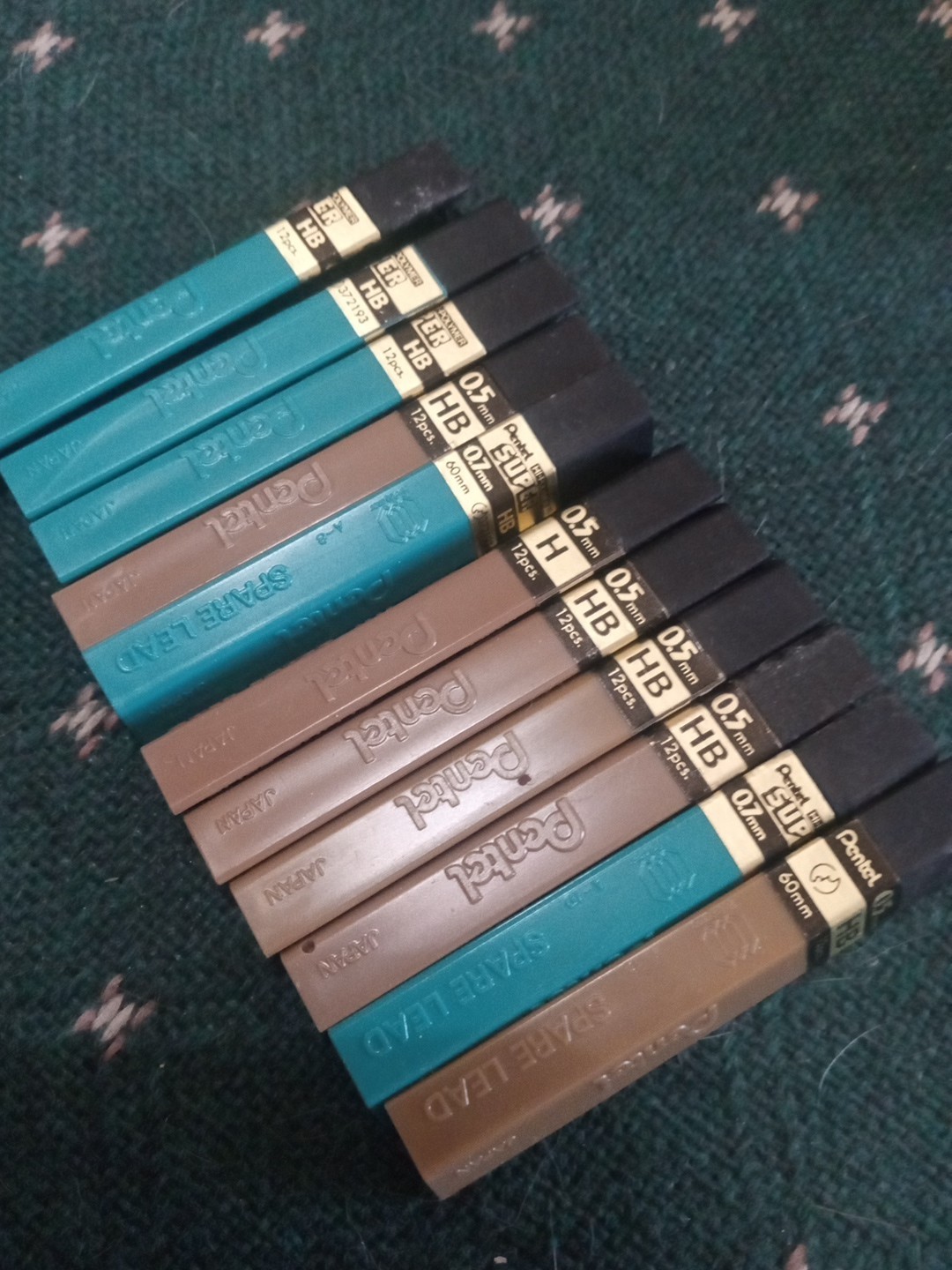 Vintage Stanford ZeZe Mechanical Pencil Japan Works And 11 Containers With Led