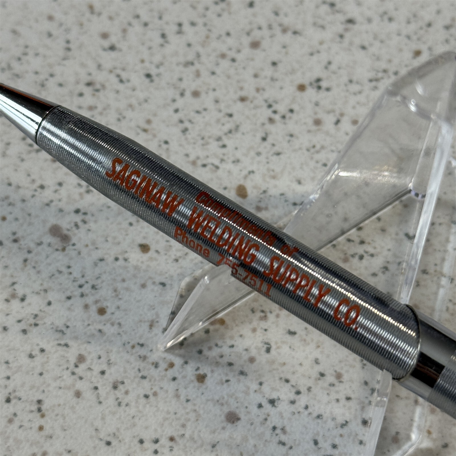 Saginaw Welding Supply Co Michigan Metal Vintage Mechanical Pencil
