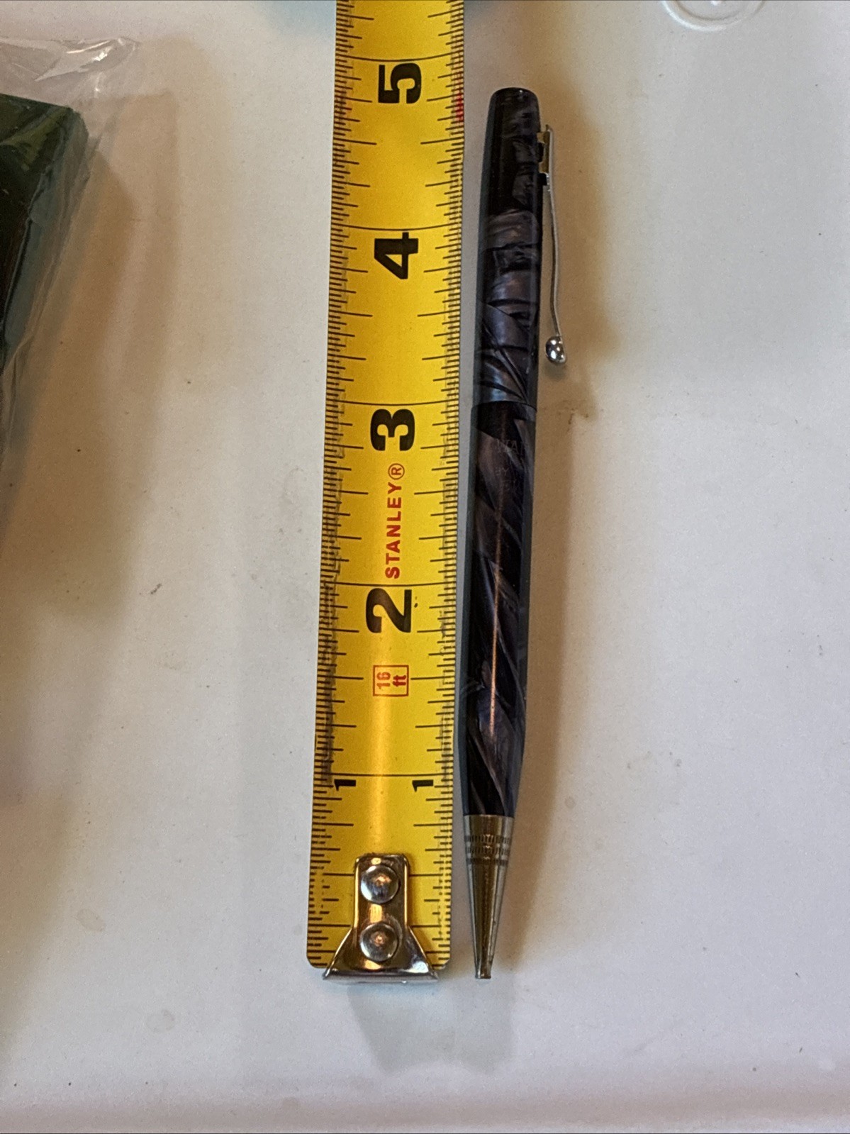 Wahl Eversharp Oxford Blue & Black Celluloid Vintage Pencil As Found