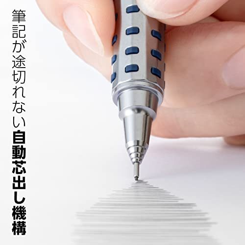 Pentel Mechanical Graphite Pencil Orenz AT 0.5mm Dark Blue XPP2005-C Dual Grip
