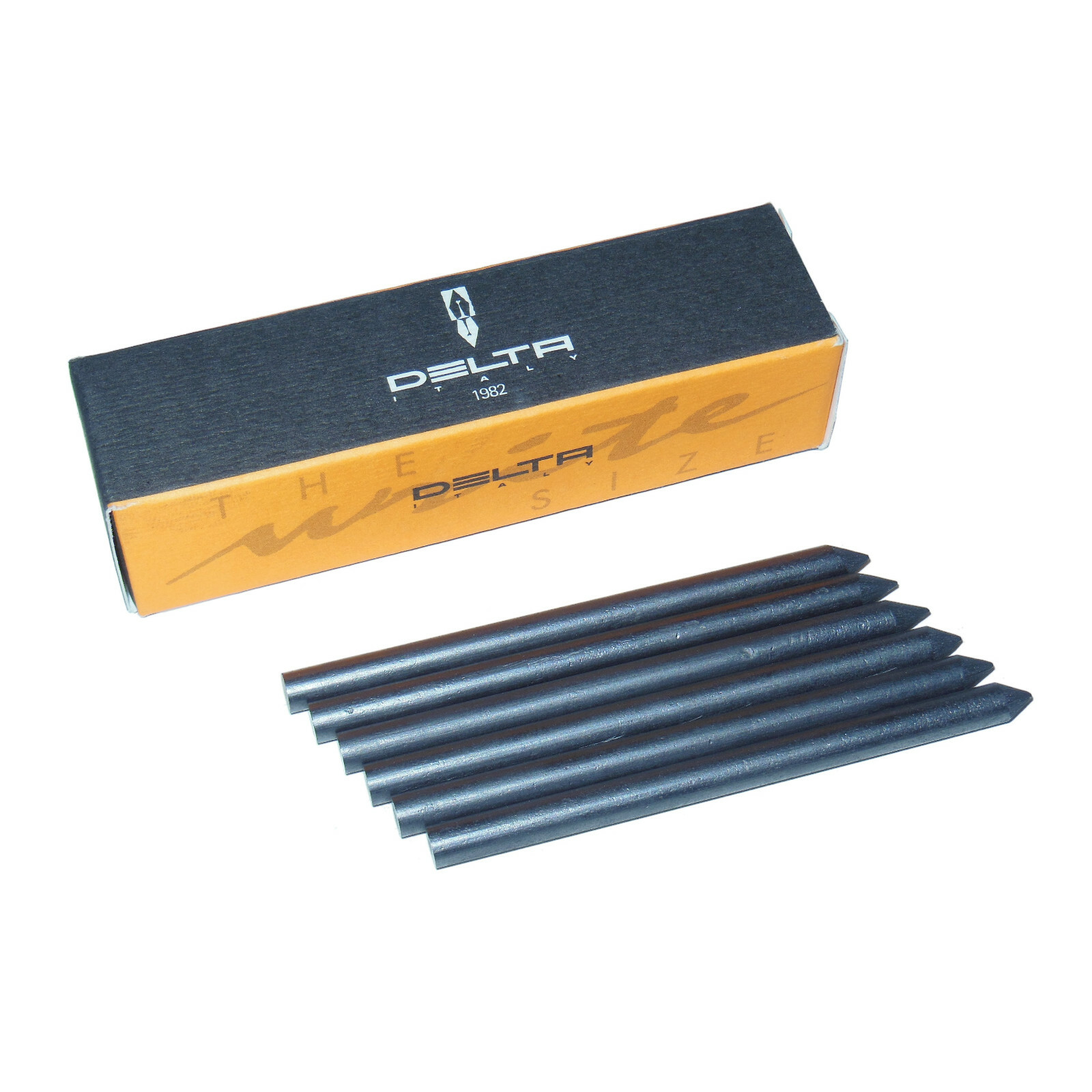 New 6-piece Delta 5.6mm Mechanical Clutch Pencil Leads ~4B for 366 Artist/Sketch