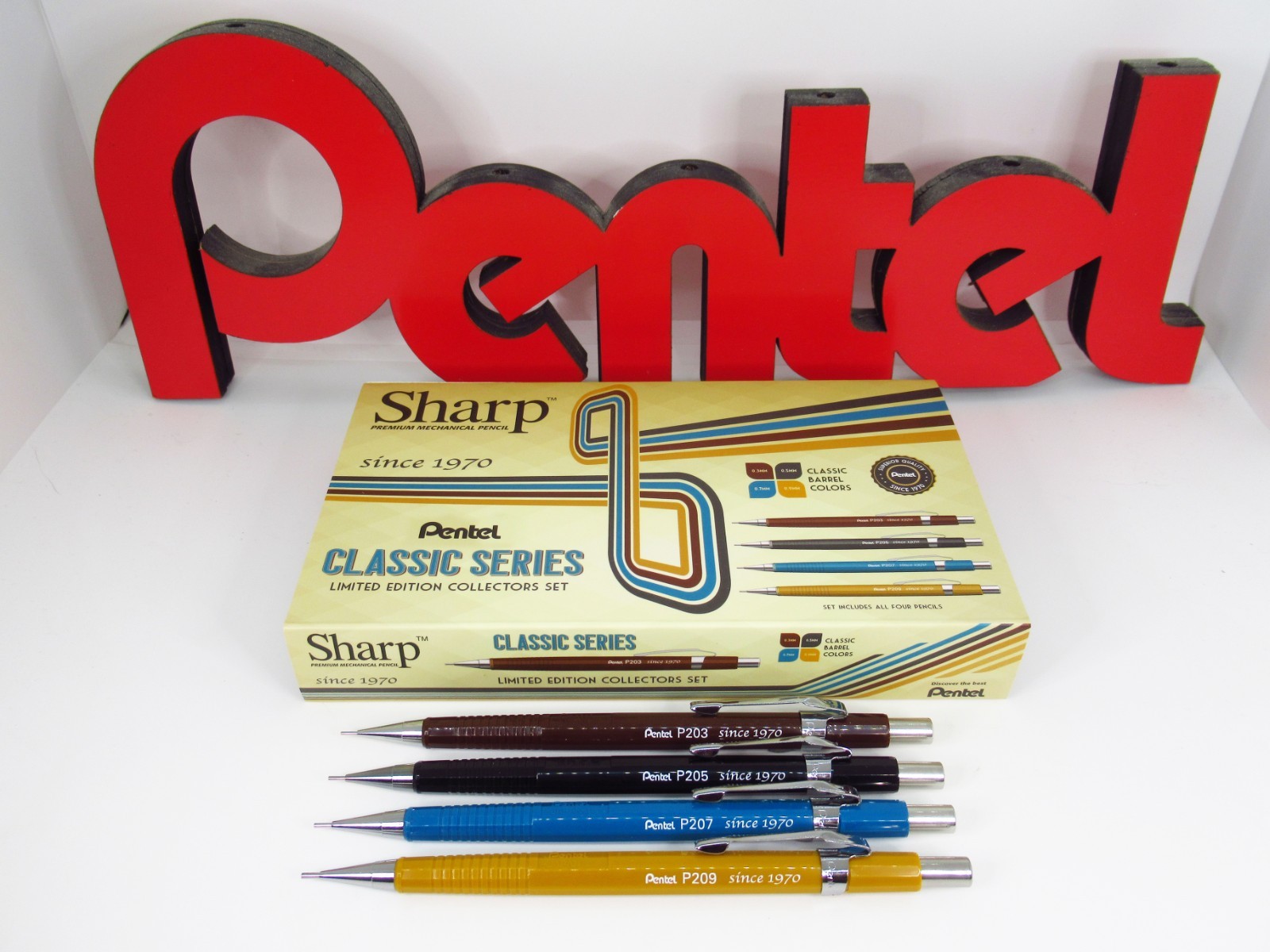 Pentel Sharp Classic Box Set – Since 1970, Set of 4