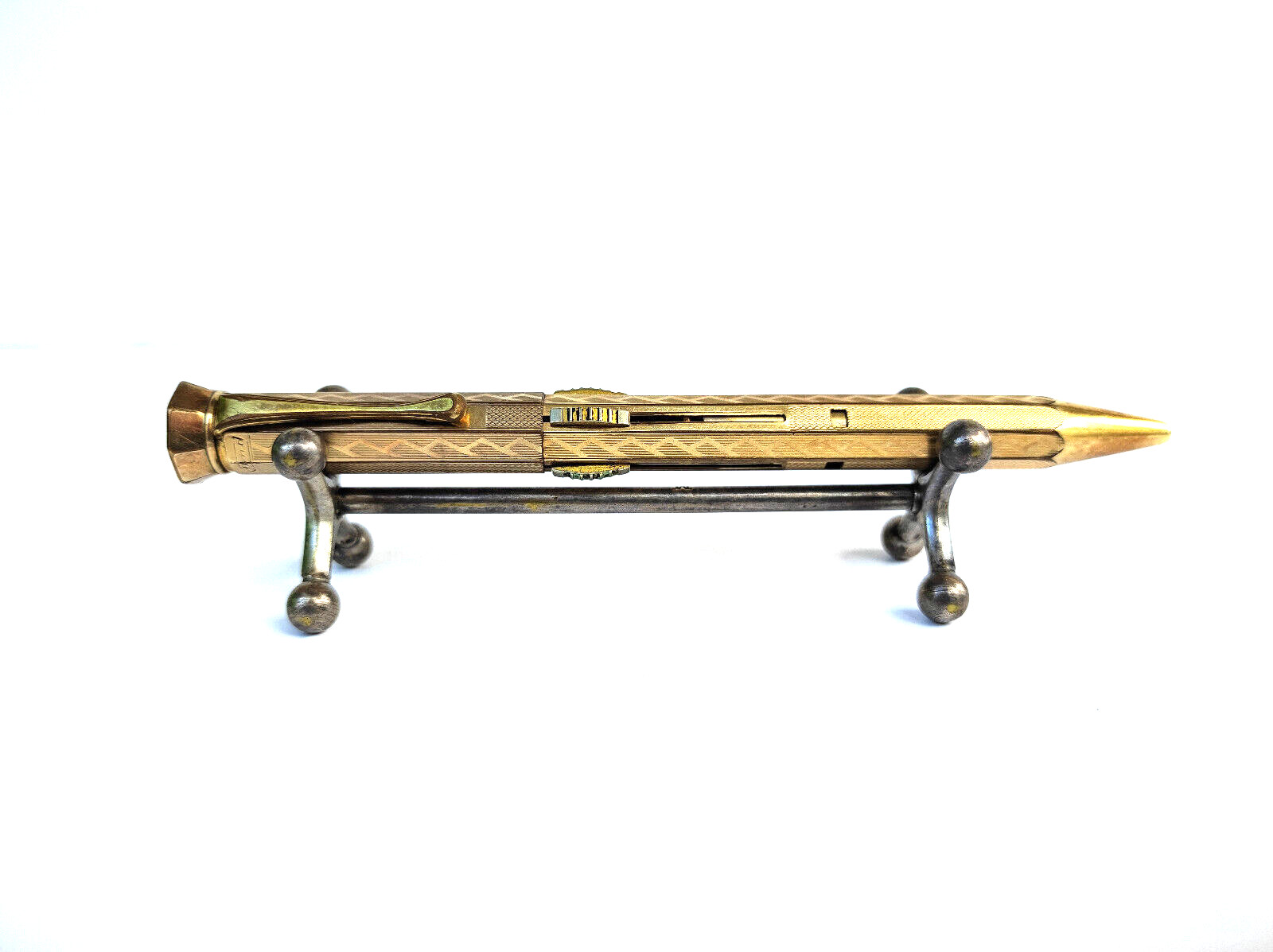 FEND Norma Patent, 4 Color Mechanical Pencil, Germany – 1930’s, Rare Gold Plated
