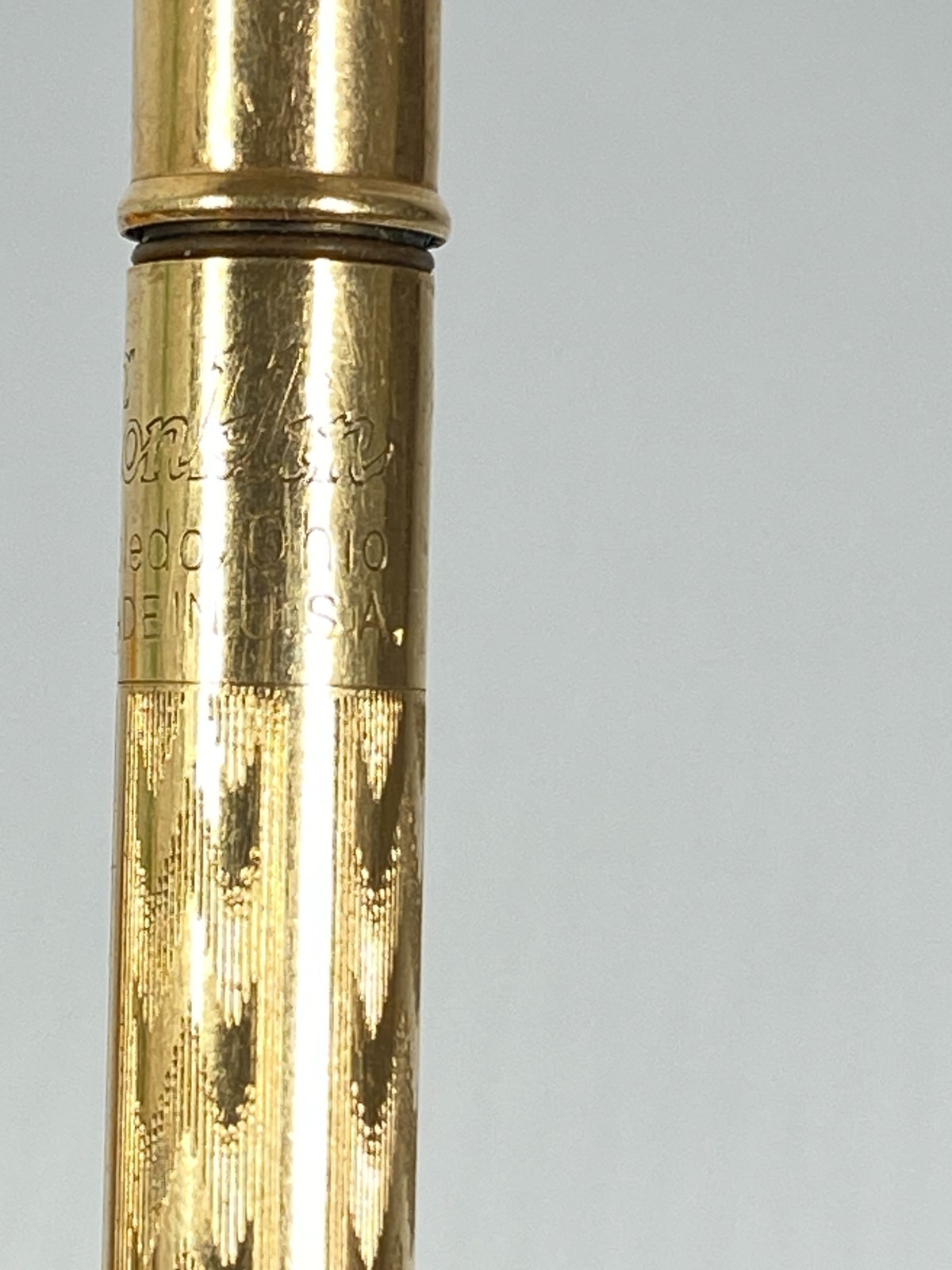 CONKLIN Pat 1920 Mechanical Pencil NO 4RS Ring Top Rolled Gold Toledo Ohio