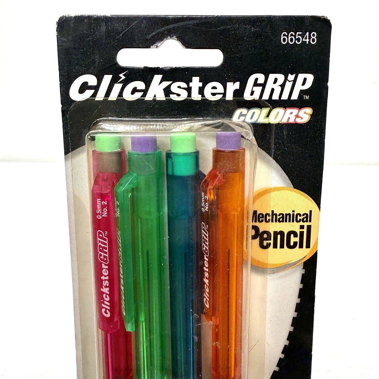 Sanford Clickster Grip Mechanical Pencil 0.5mm Colors 4 Pack New 66548