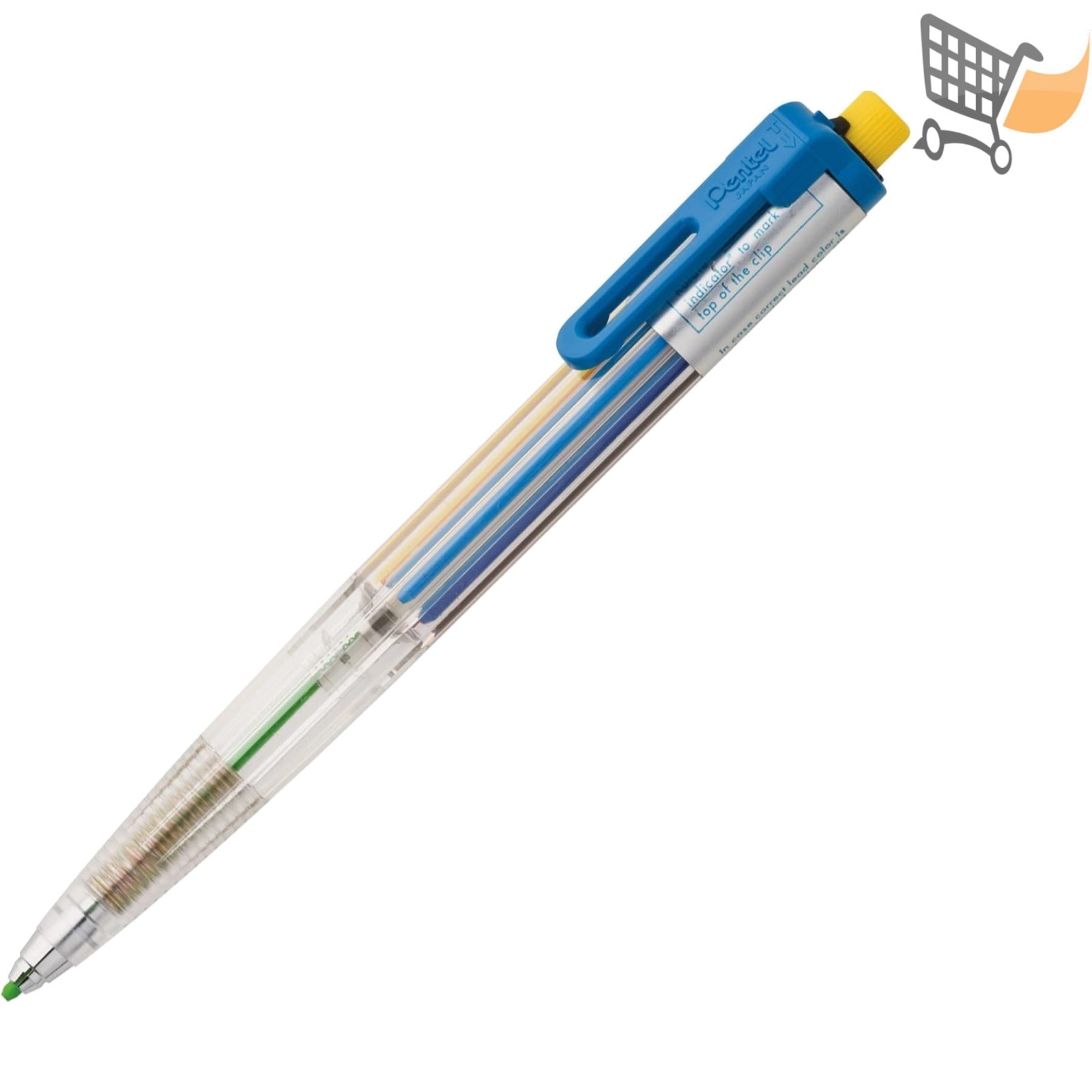 Arts 8 Color Mechanical Pencil Assorted Clip Colors Refillable Refillable