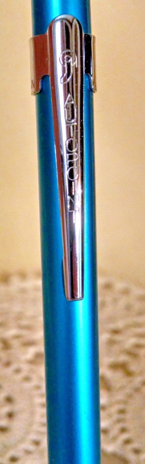 AutoPoint Mechanical Pencil Extendable Pointer AJ OJ Vintage Japan Metallic Blue