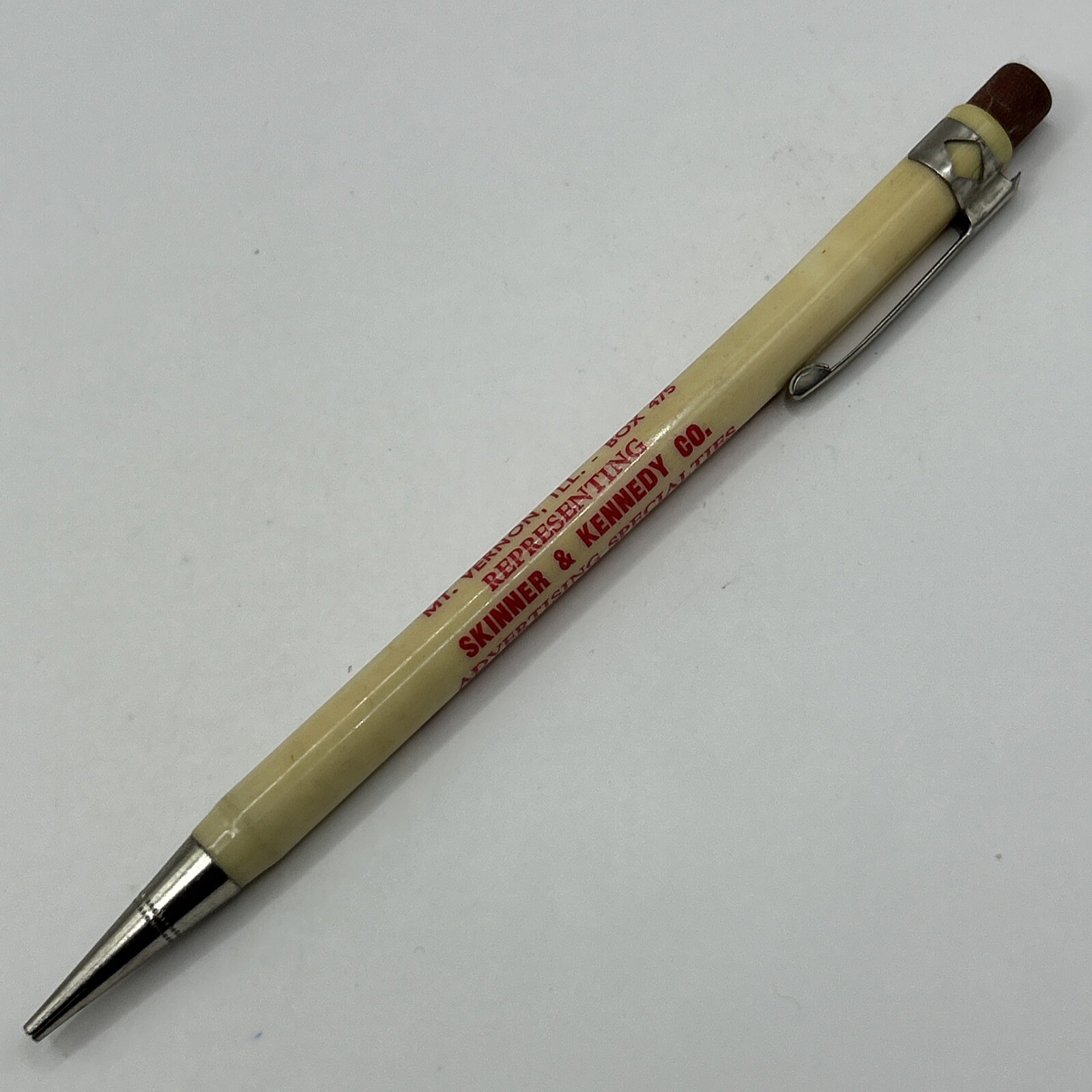 VTG Mechanical Pencil J. A. “JIM” BREEZE Mt. Vernon Illinois Skinner & Kennedy