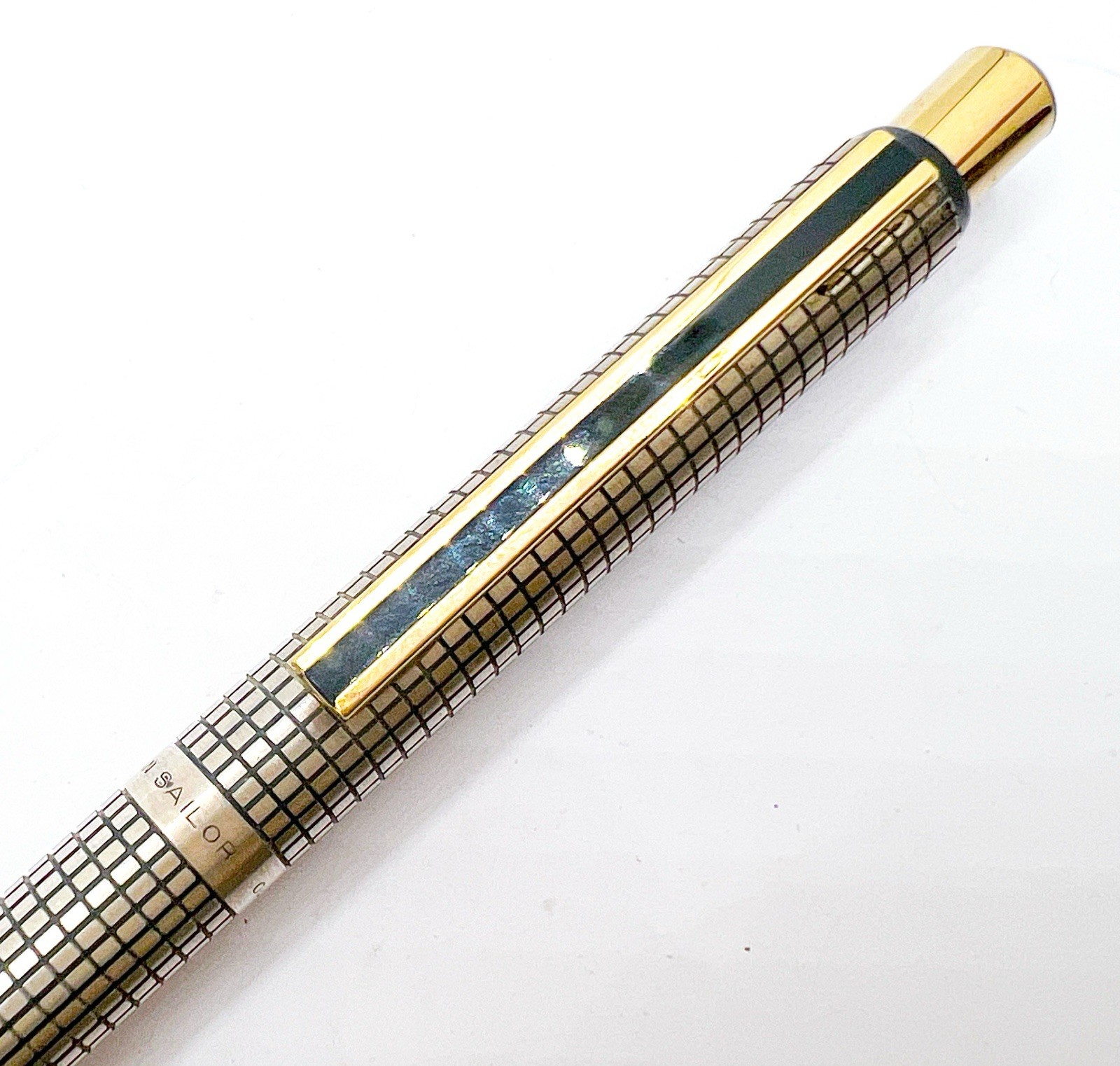 NOS Sailor Sterling Silver 925 Mechanical Pencil 0.5mm 0.5 Gold Trim