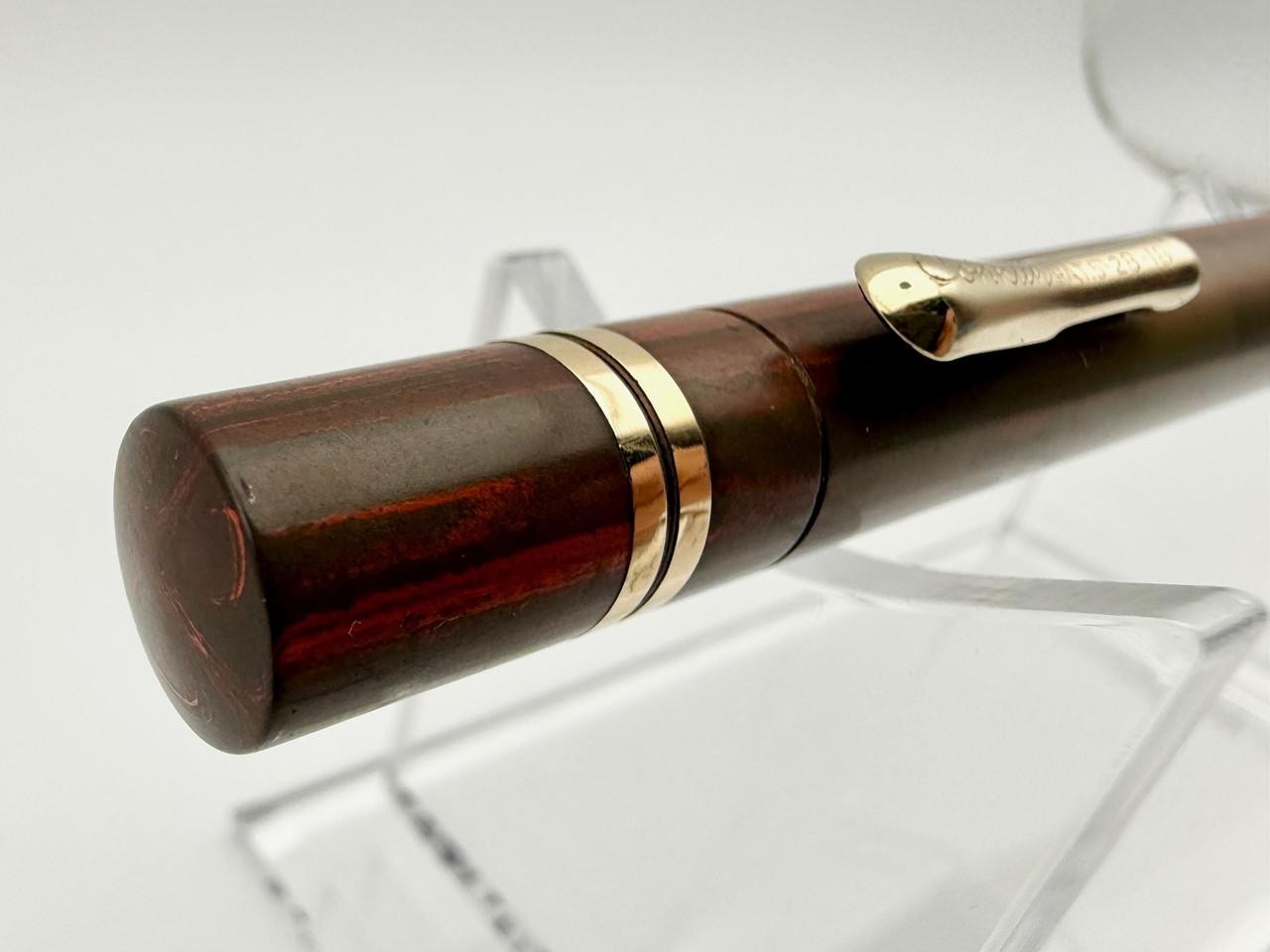 CONKLIN ENDURA OVERSIZE WOODGRAIN HARD RUBBER MECHANICAL PENCIL RARE
