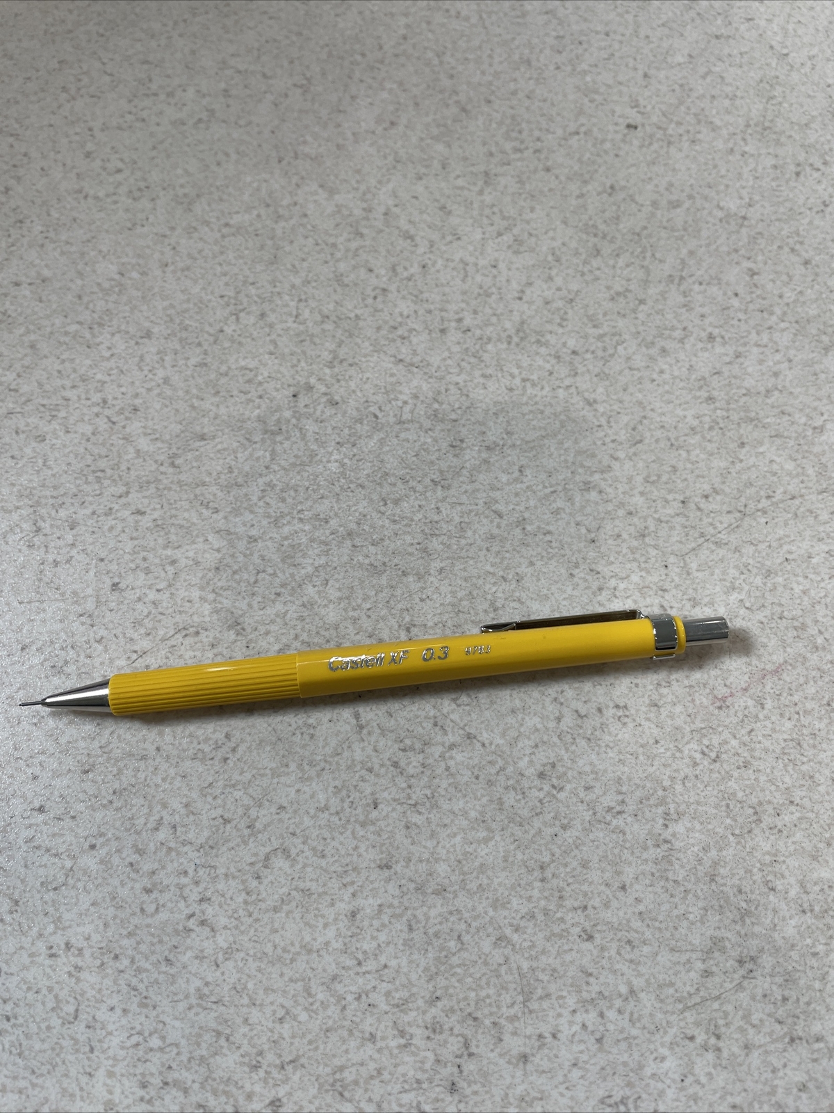 Castell XF Yellow Barrel Pencil 0.3mm #9783 – One Pencil