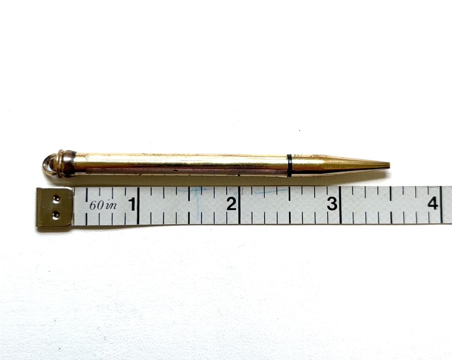 Vintage Cross 1/30 10KT Rolled Gold Plate Mini Mechanical Pencil Made in USA