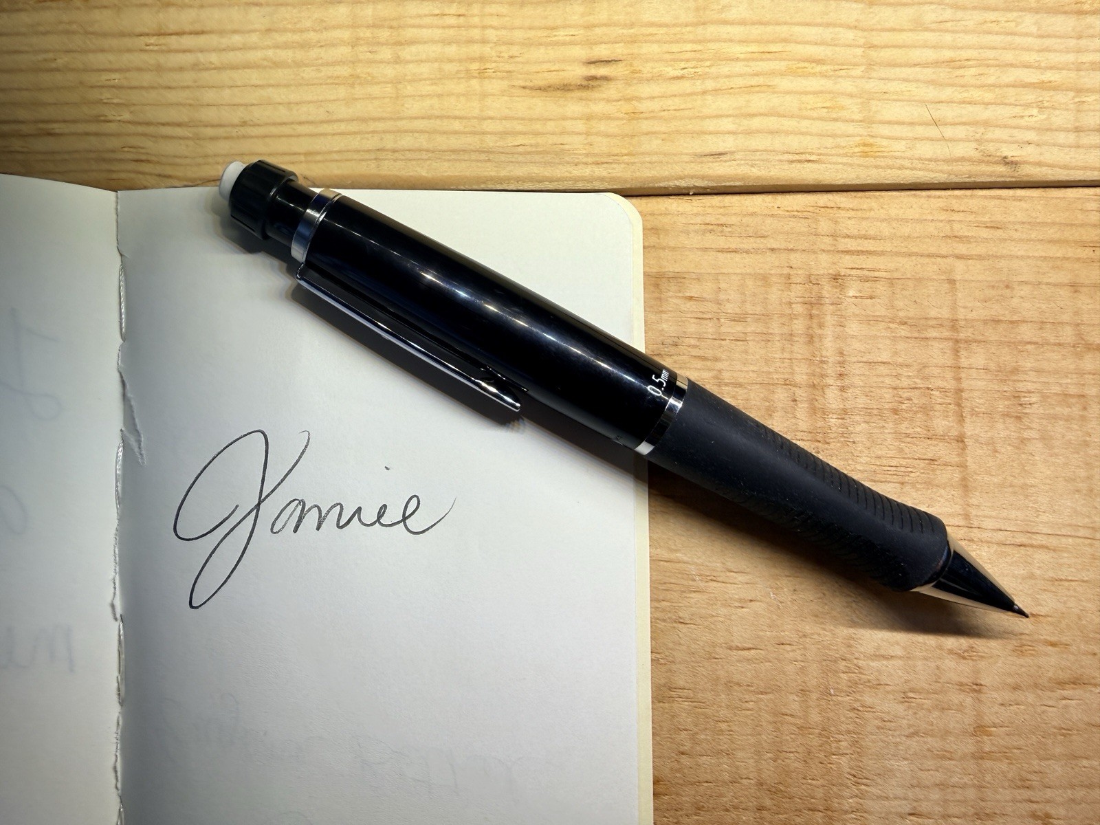 Vintage Sanford PhD Gold Black Mechanical Pencil Barrel 0.5mm