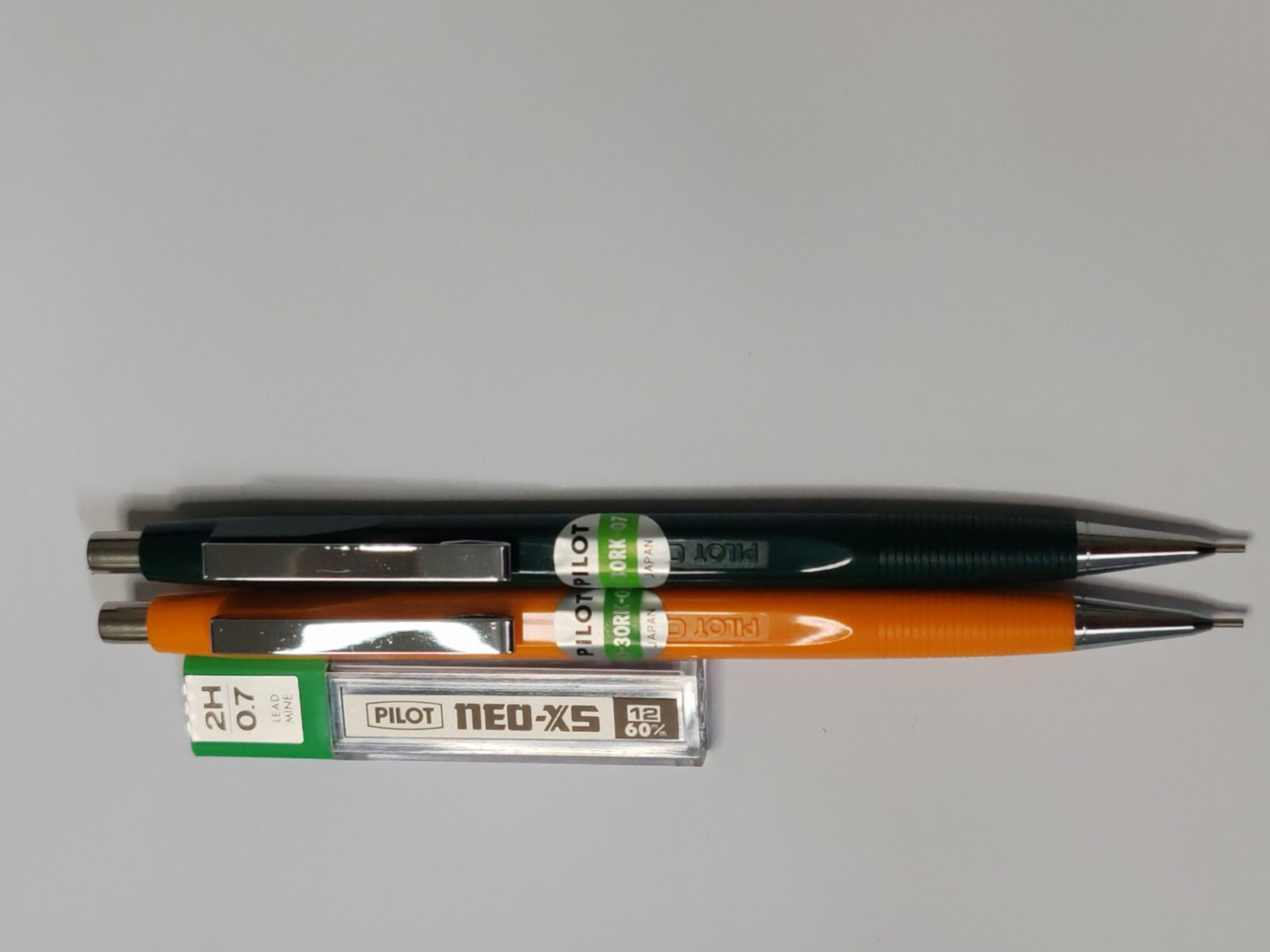 Pilot HO-30RK-07 Mechanical Pencil Vintage New Very Rare 2 Pcs, Japan . 1970s