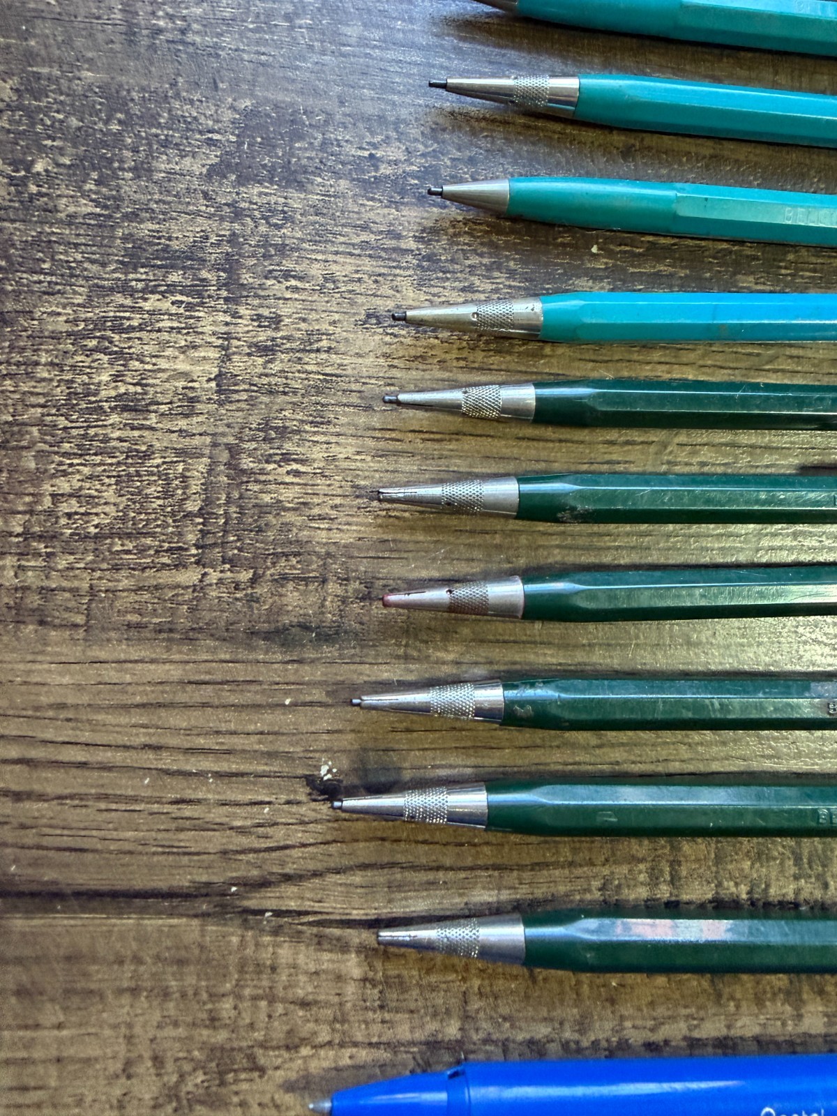 Vintage Lot of 11 Bell System Property Mechanical Pencils + 3 Wearever 1 Pentel