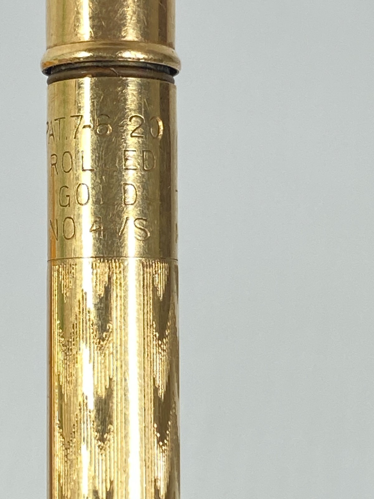 CONKLIN Pat 1920 Mechanical Pencil NO 4RS Ring Top Rolled Gold Toledo Ohio